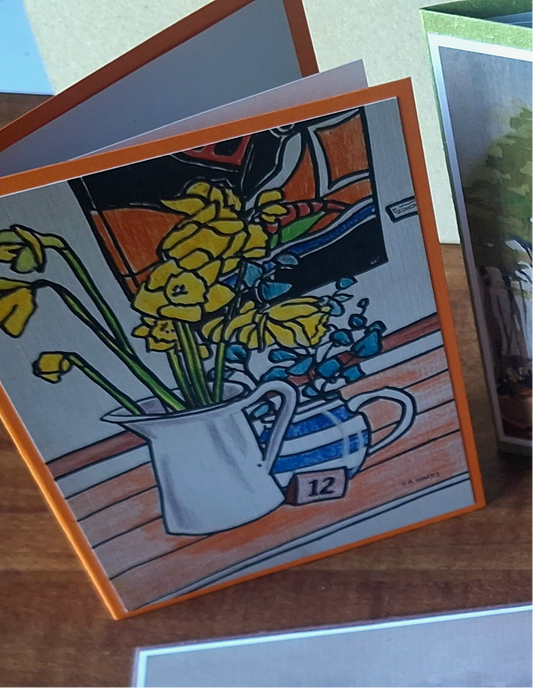 Greeting Card - Eudlo General Store - 'At the Table'