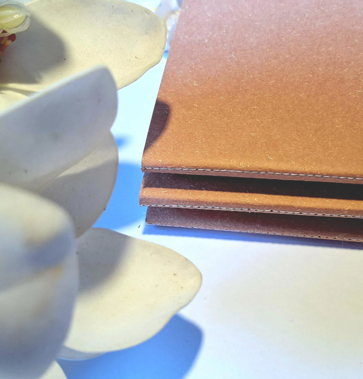 Blushed Pink Terracotta Notebook with recycled cover and stitched spine - A5 A6 A7