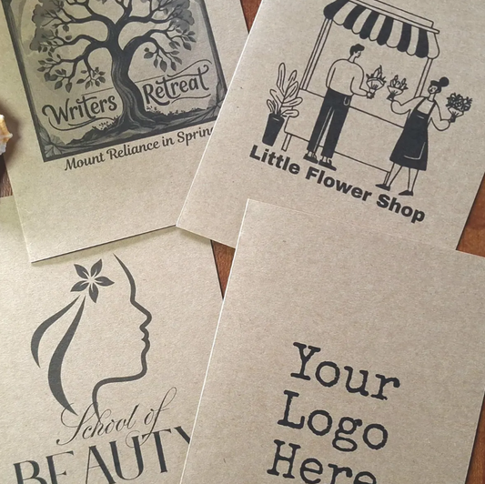 Design suggestions for personalised A5 or A6 notebooks for events or business.  Great promotional product.