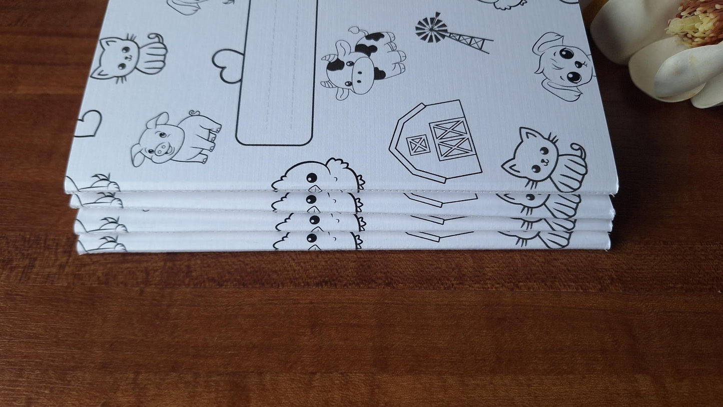 Farmyard Friends Notebook with lines - A5