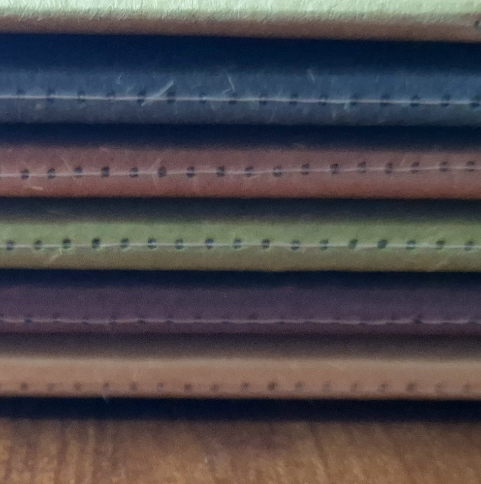 Sandcastle Sandy Coloured Notebook with Recycled Cover and Stitched Spine - A5 A6 A7