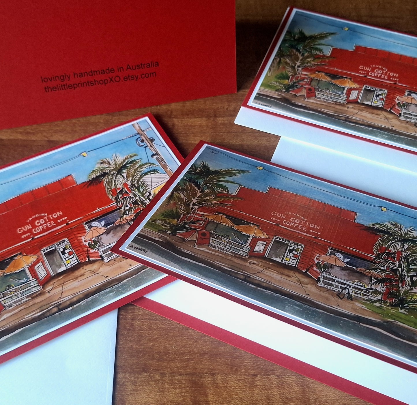 Greeting Card - Gun Cotton Coffee - Yandina