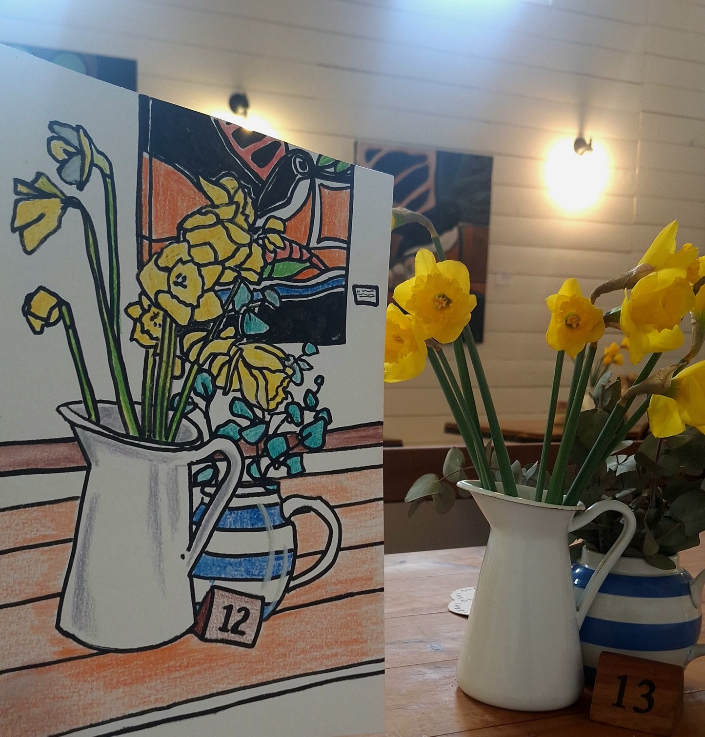 Greeting Card - Eudlo General Store - 'At the Table'