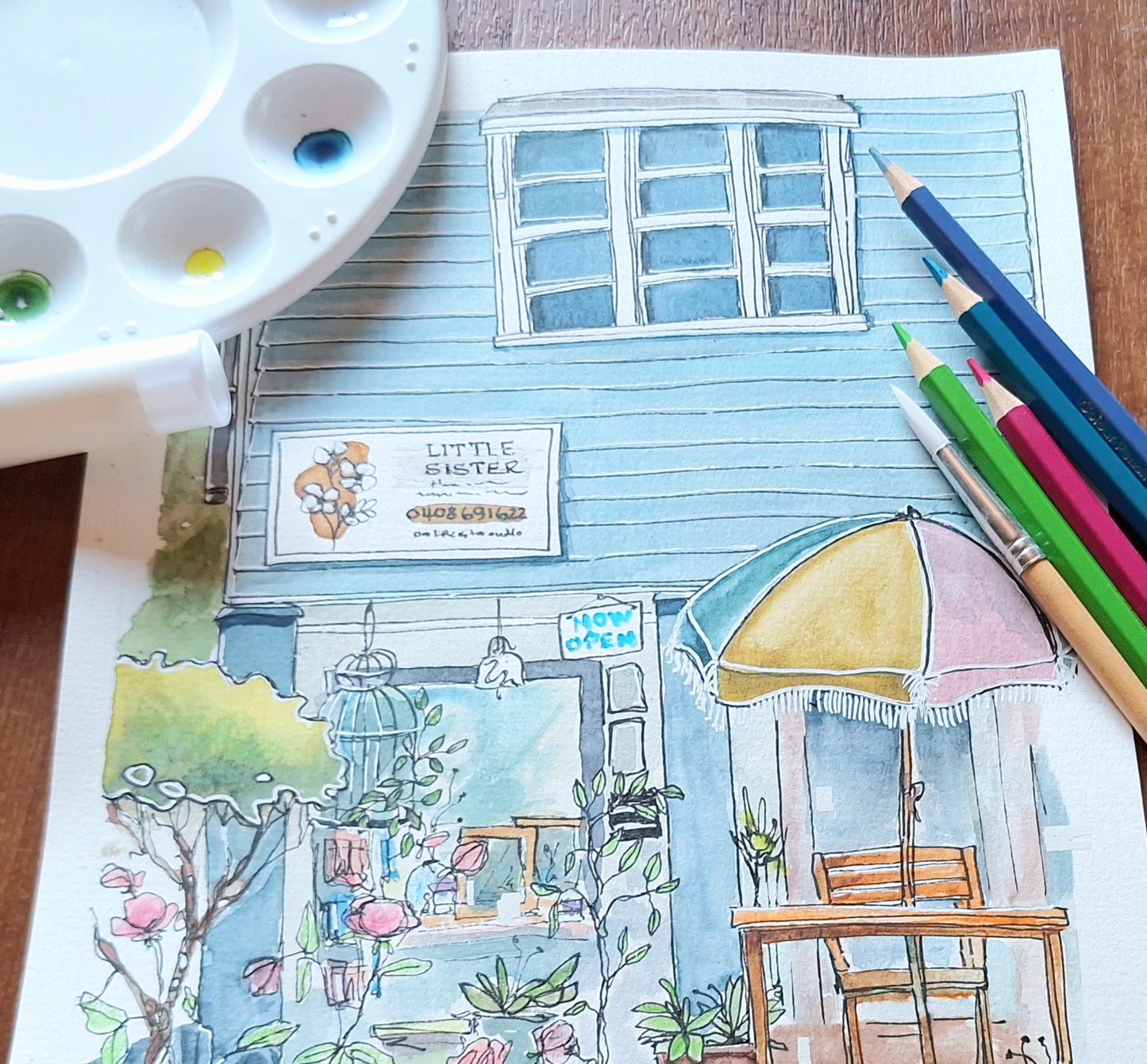 A4 Print - Eudlo Shop - Little Sister