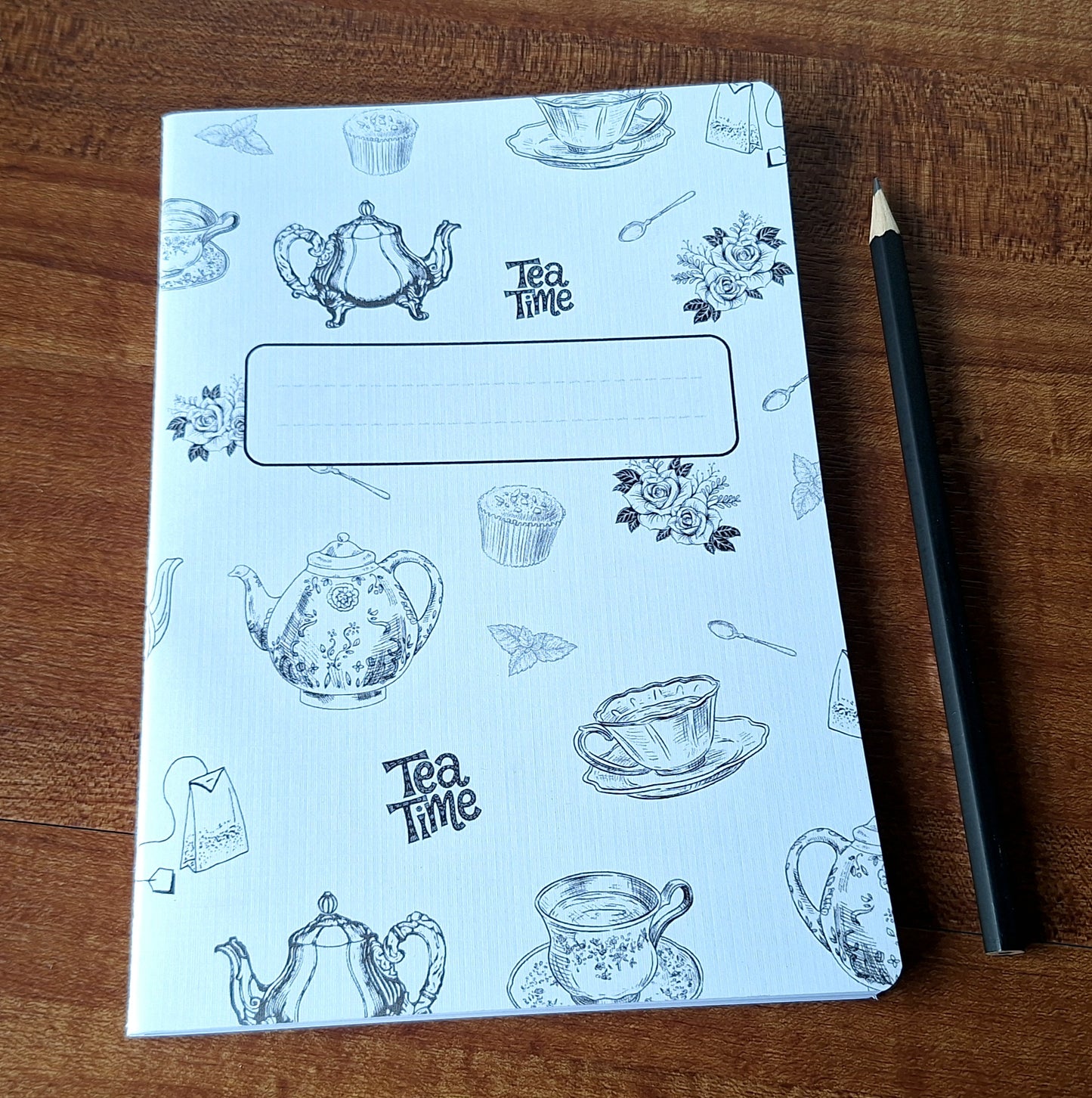 Teatime Notebooks with lines - A5