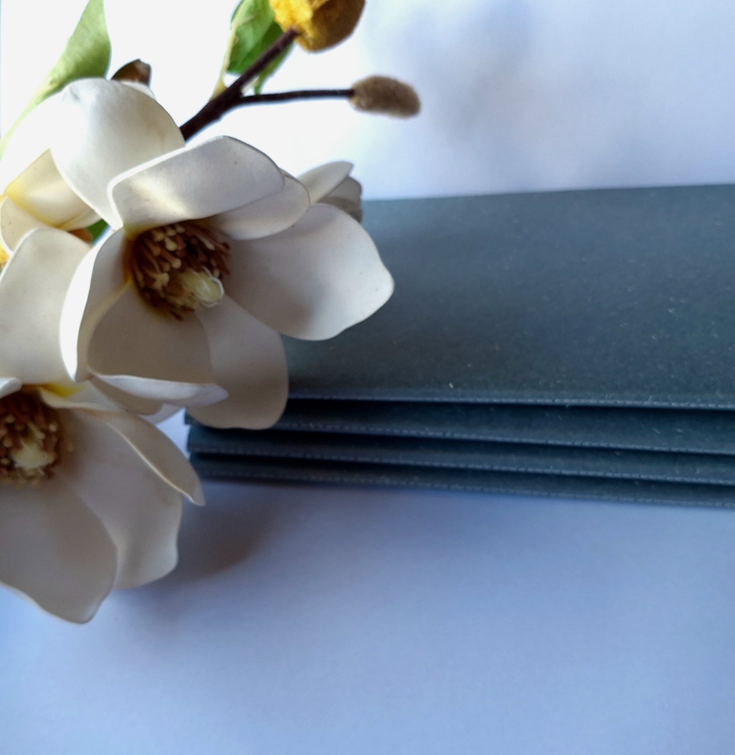 Smoky Blue Notebook with recycled cover and stitched spine - A5 A6 A7