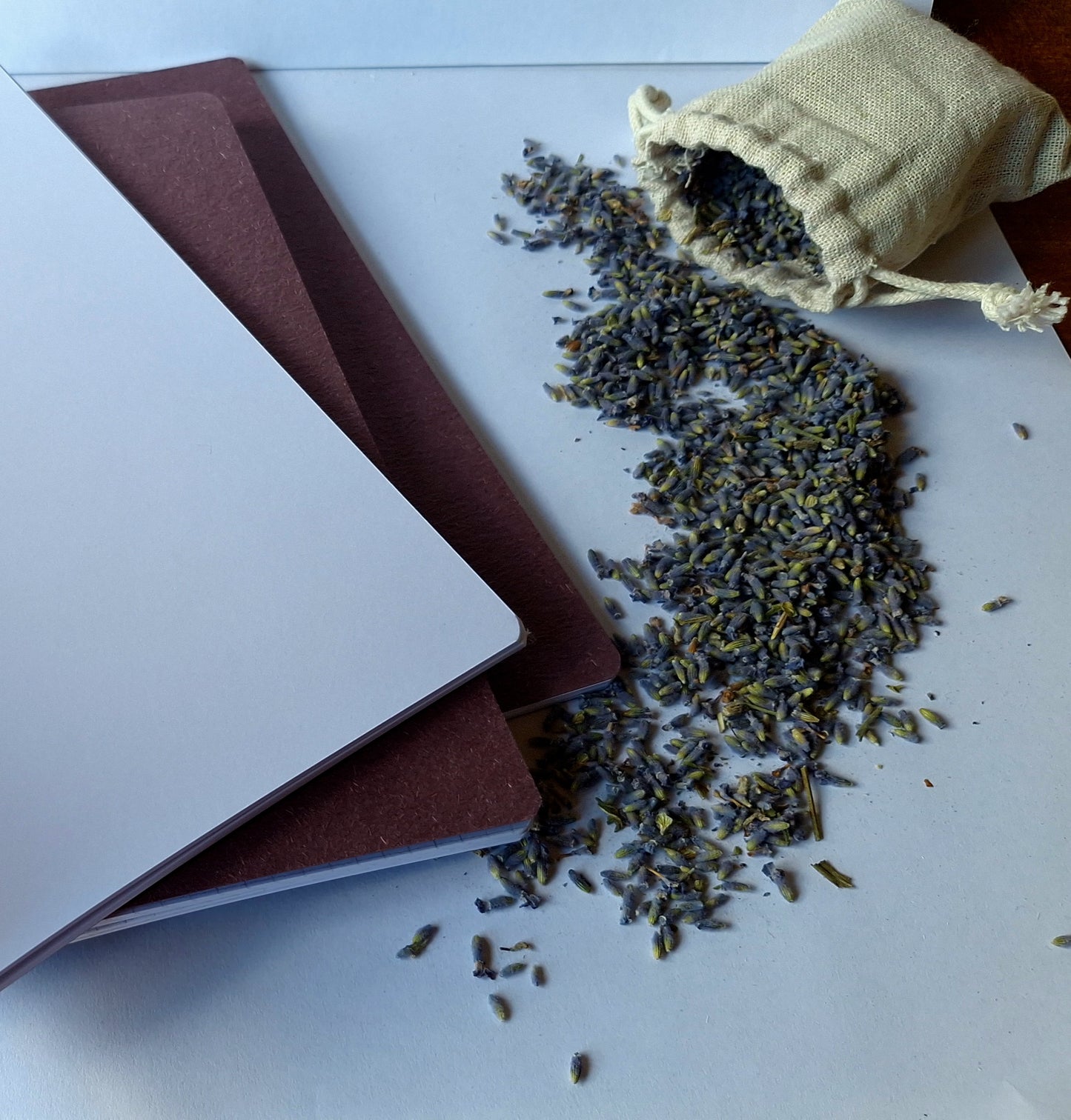 Vintage Berry Purple Notebook with Recycled Cover and Stitched Spine - A5 A6 A7