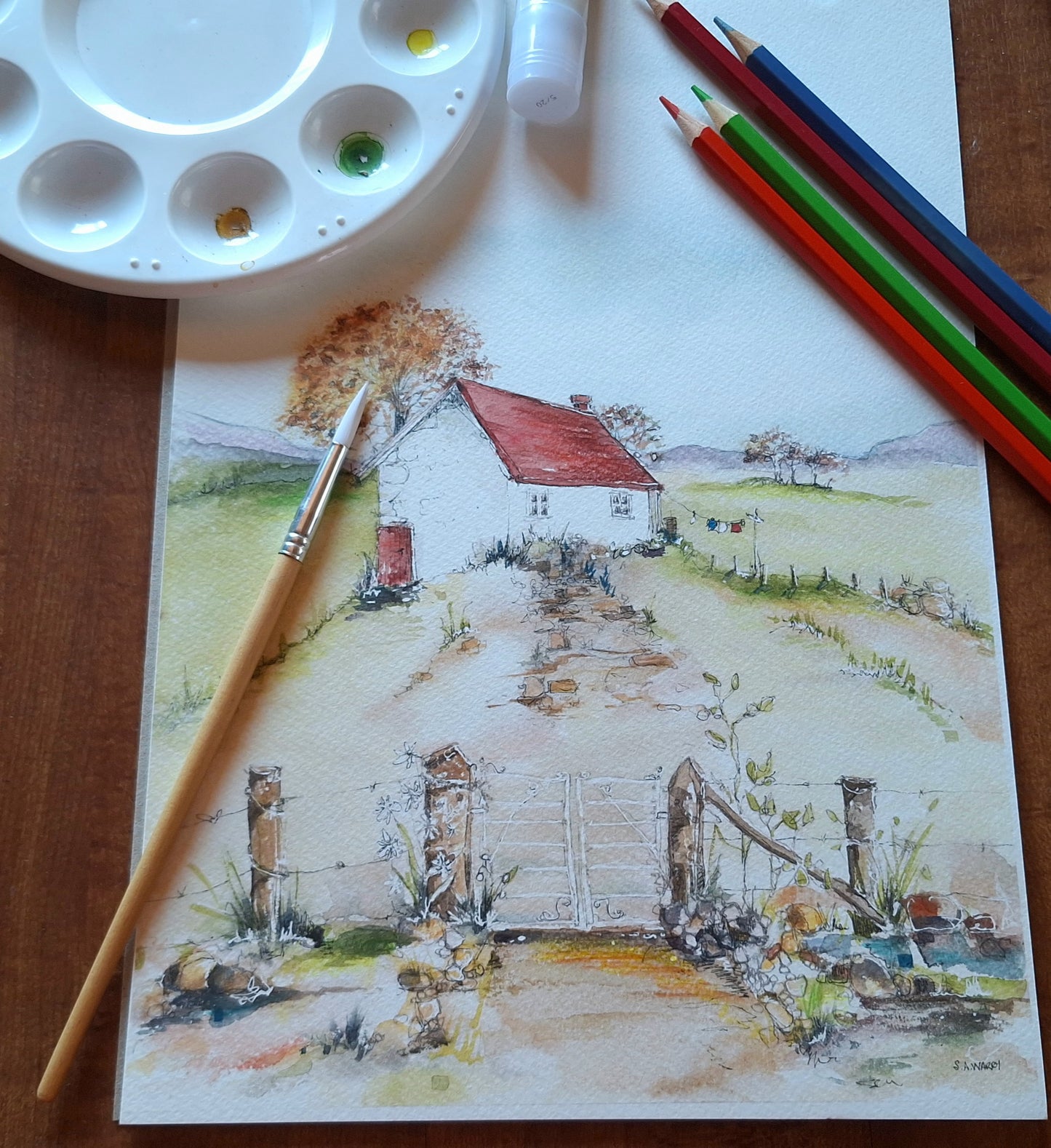 A4 Print - The Caretaker's Cottage