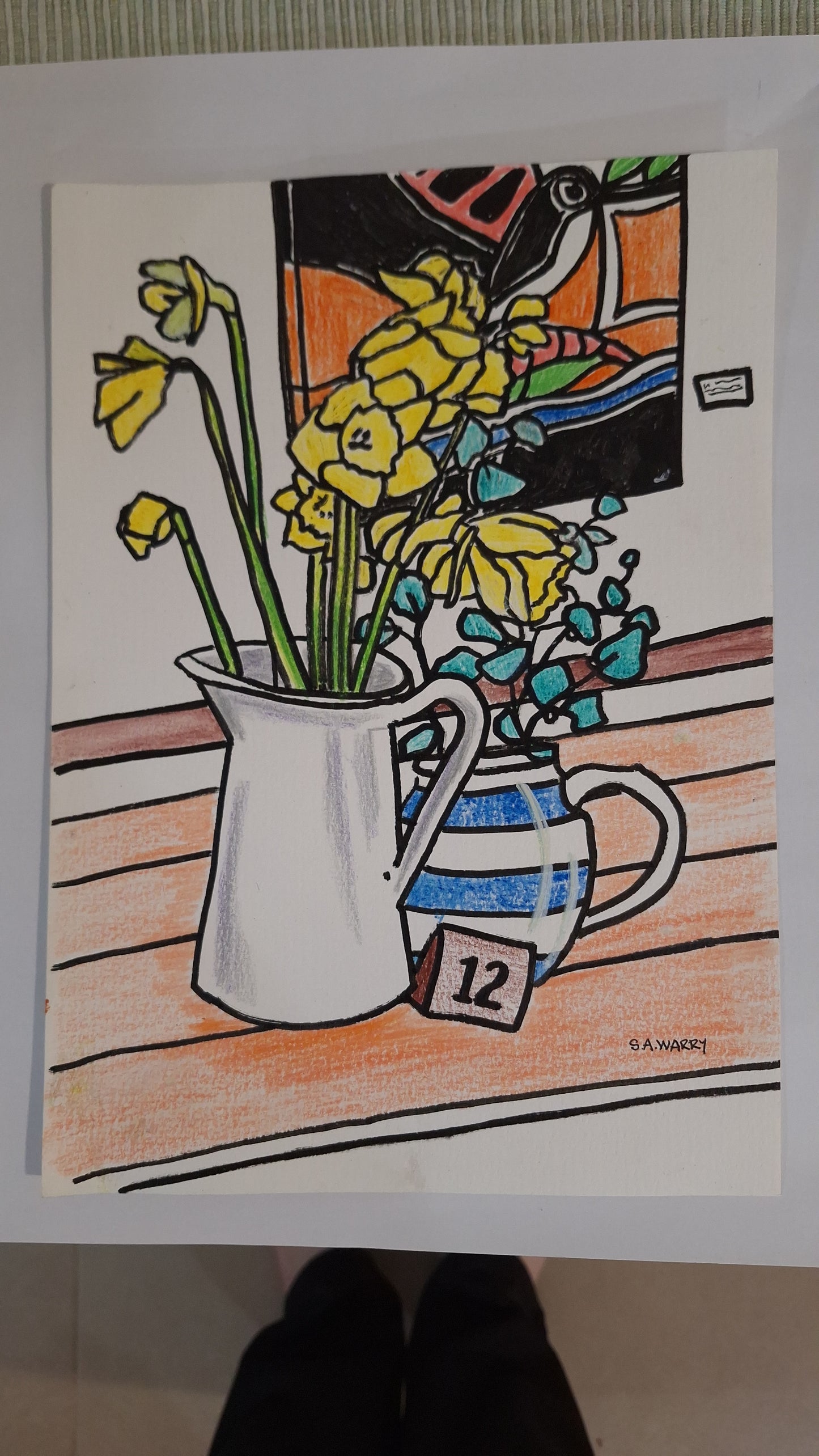 Greeting Card - Eudlo General Store - 'At the Table'