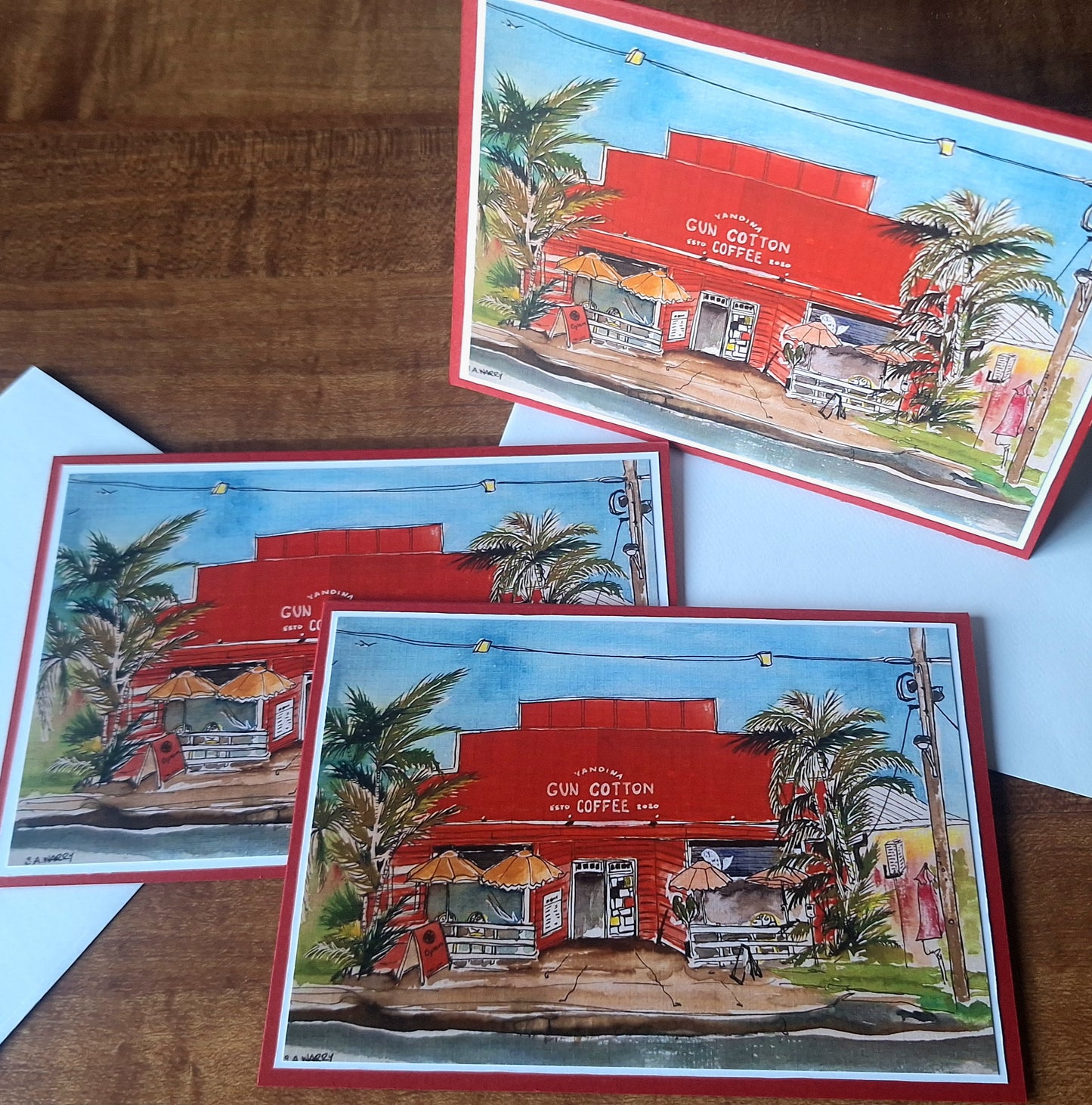 Greeting Card - Gun Cotton Coffee - Yandina